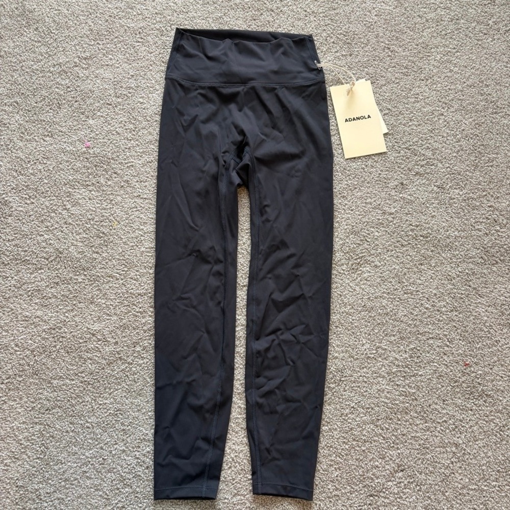 Adanola Ultimate Leggings Womens S Gray Midnight Blue Athletic High waist